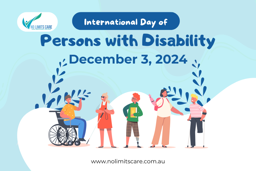 Celebrating the International Day of Disabled Persons on December 3rd, promoting inclusion and advocating for the rights and well-being of individuals with disabilities