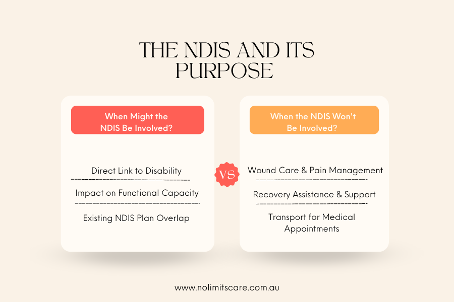 Understanding the NDIS – a caregiver assisting a person with a disability at home.